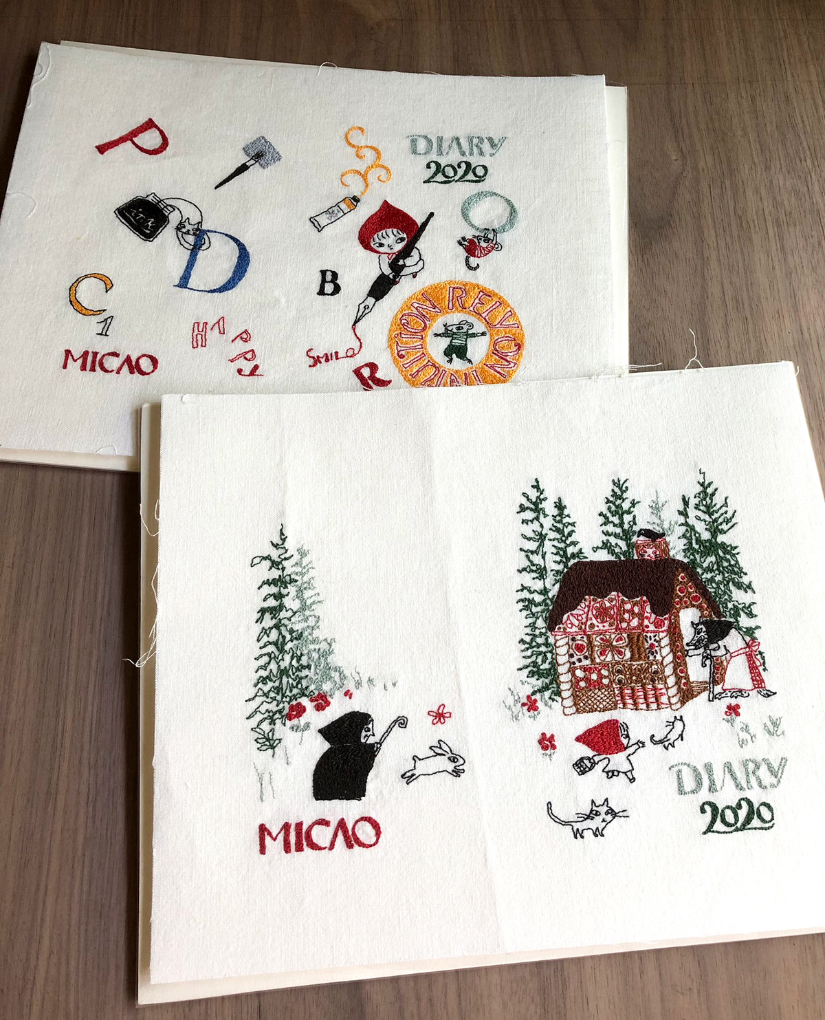 micao_embroidery MICAO Diary calendar apj