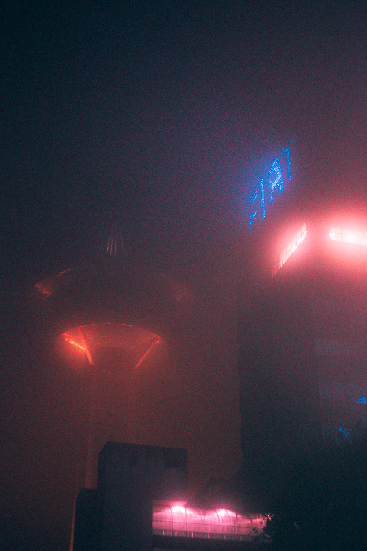 Canon explore Film   fog light mood neon night nightrime Photography 