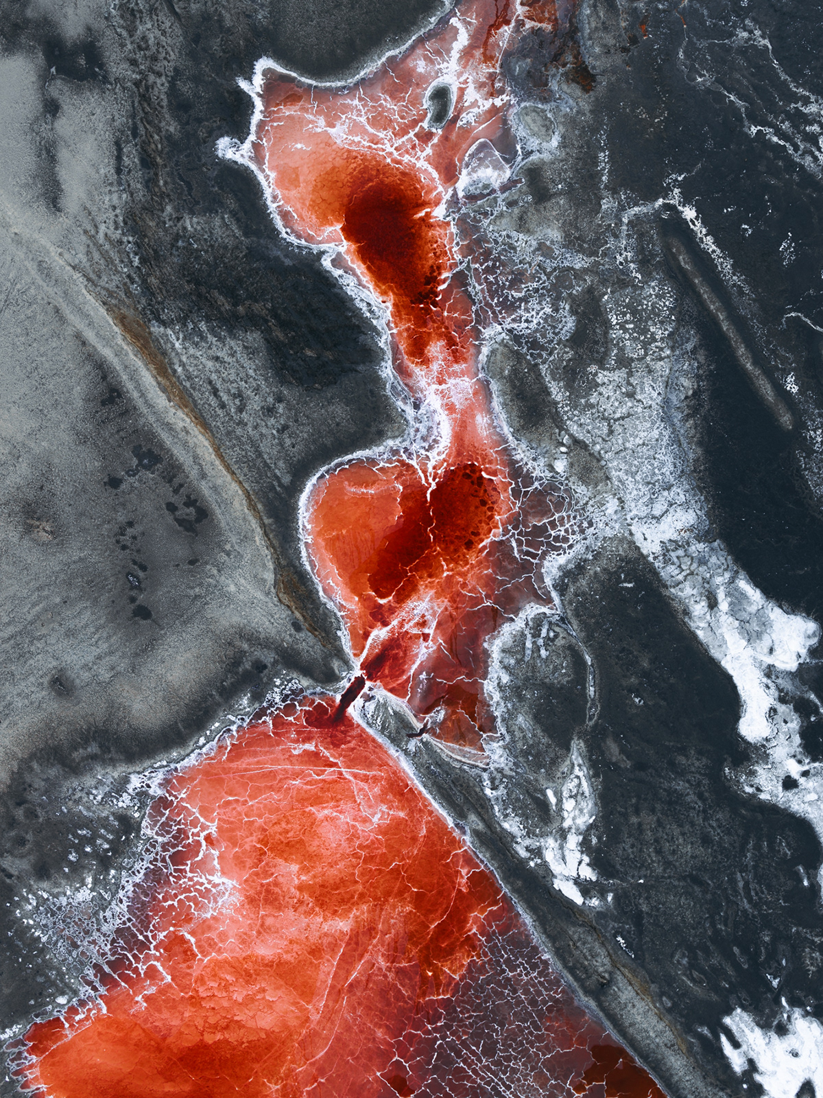 Aerial Aerial Photography abstract environment Borax red art