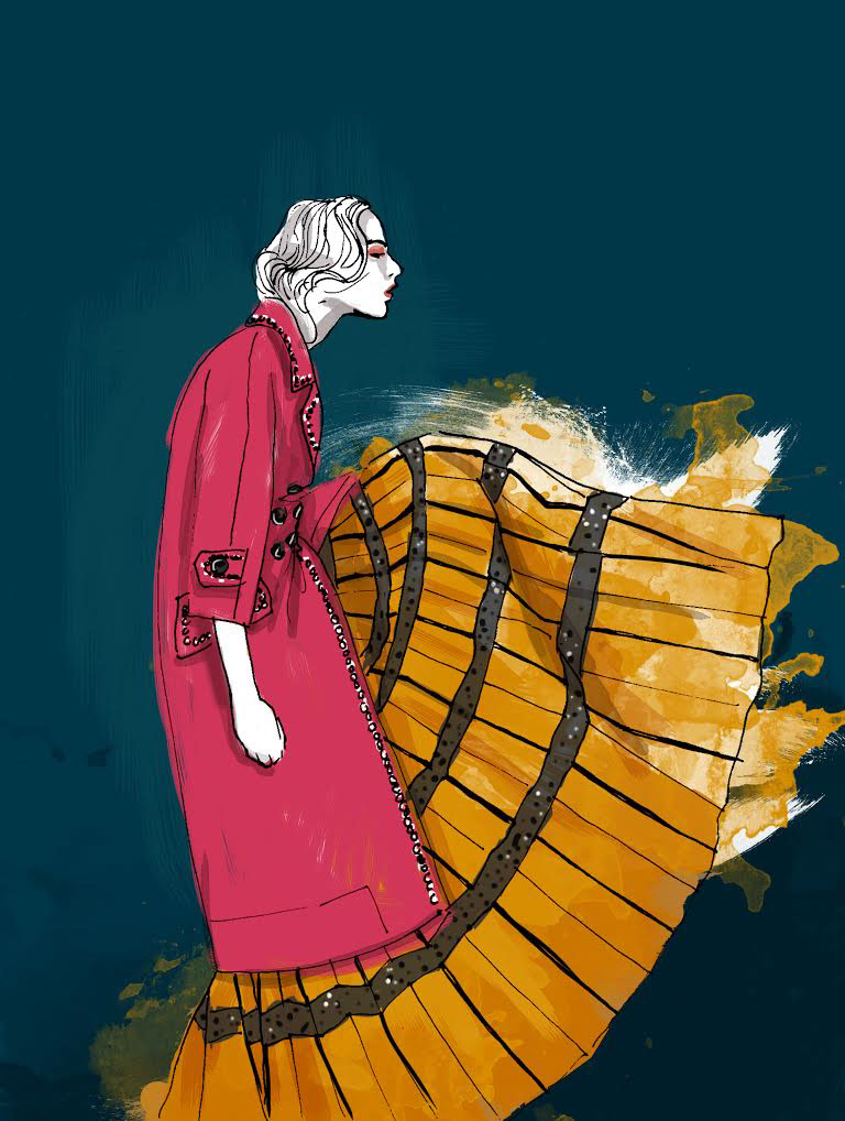 Marc Jacobs fashion illustration