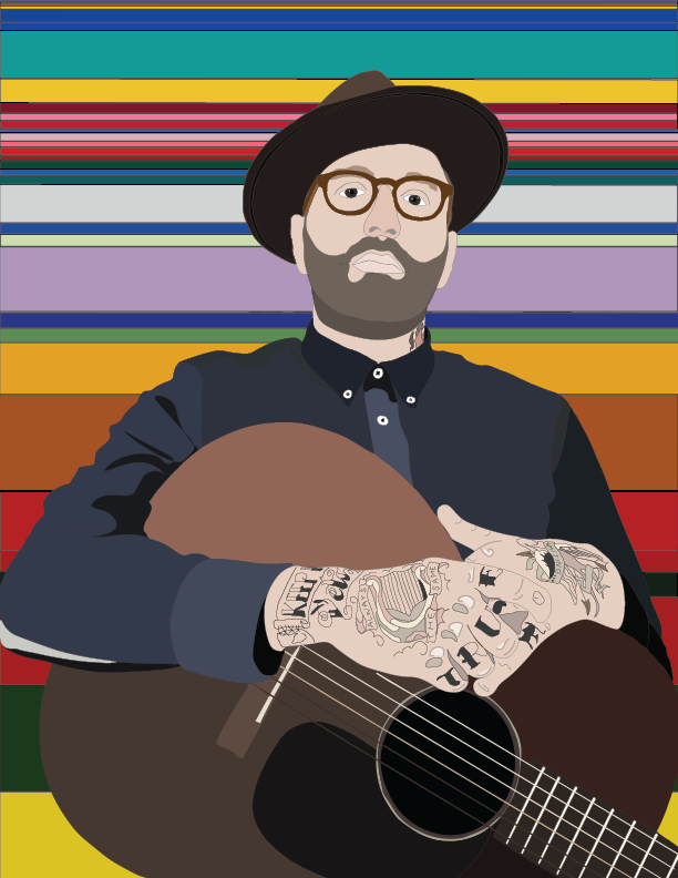 music city and colour Dallas Green indie guitar Canada St. Catherines Ontario folk passion