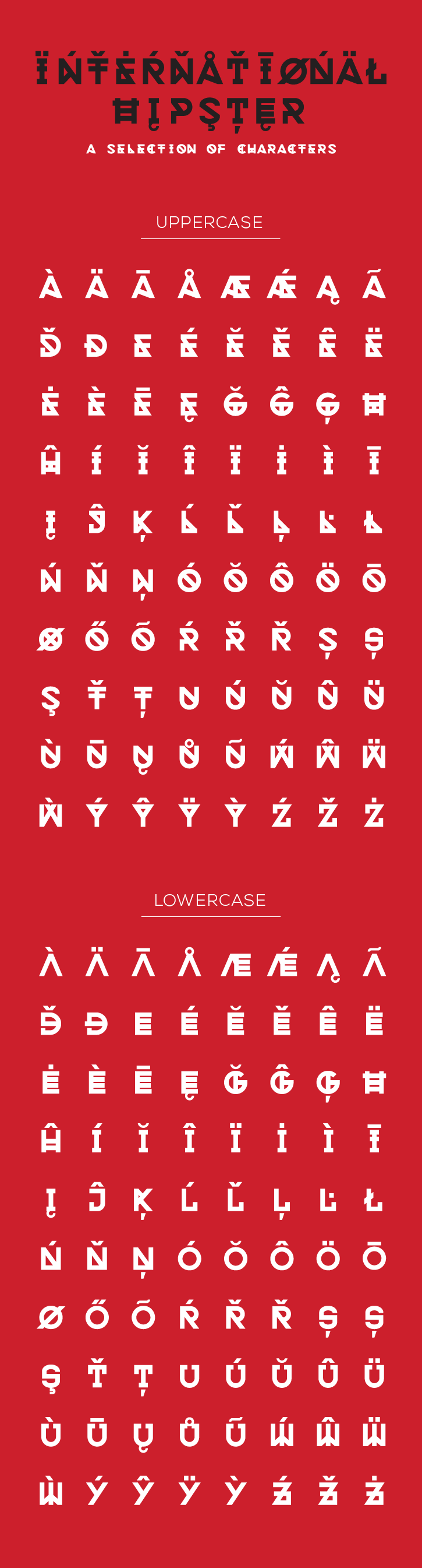font type design geometric Hipster experimental Latin European glyphs alternate posters free Cyrillic greek logo logos