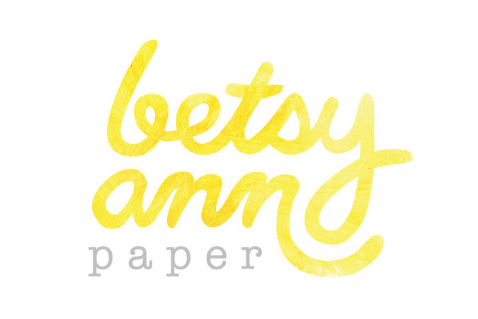 betsy ann paper HAND LETTERING Logo Design identity systems Brand Development