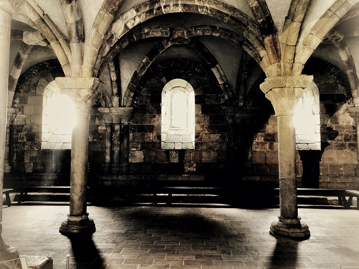Photography  Adobe Photoshop museum architecture altered photograph contrast new york city travels The Cloisters medieval