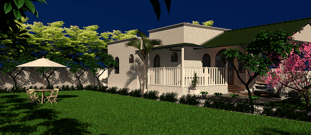 architecture Render exterior 3D visualization vray modern design architecture design graphic design 
