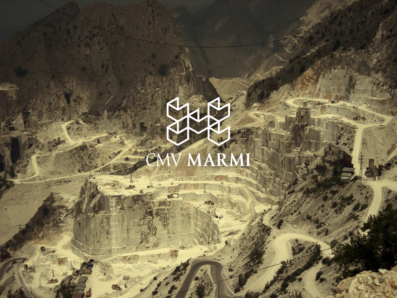 Marble brand identity business card Corporate Identity mountain luxury design corporate marmo