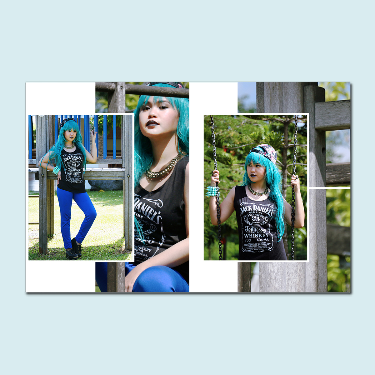 seapunk punk magazine Lookbook Rachel Villaluna raluna iamraluna styling  stylist creative Mockup design Layout