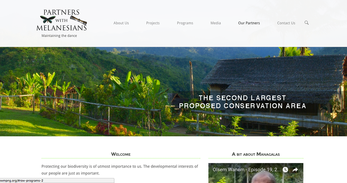 Website website development Partners with Melanesians pwm Papua New Guinea