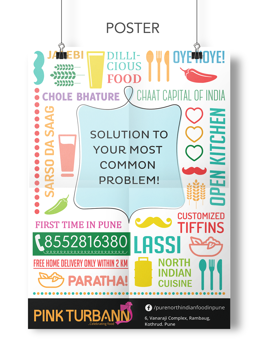 Food  restaurant logo flyer brochure icons graphics colors Menu Card indian