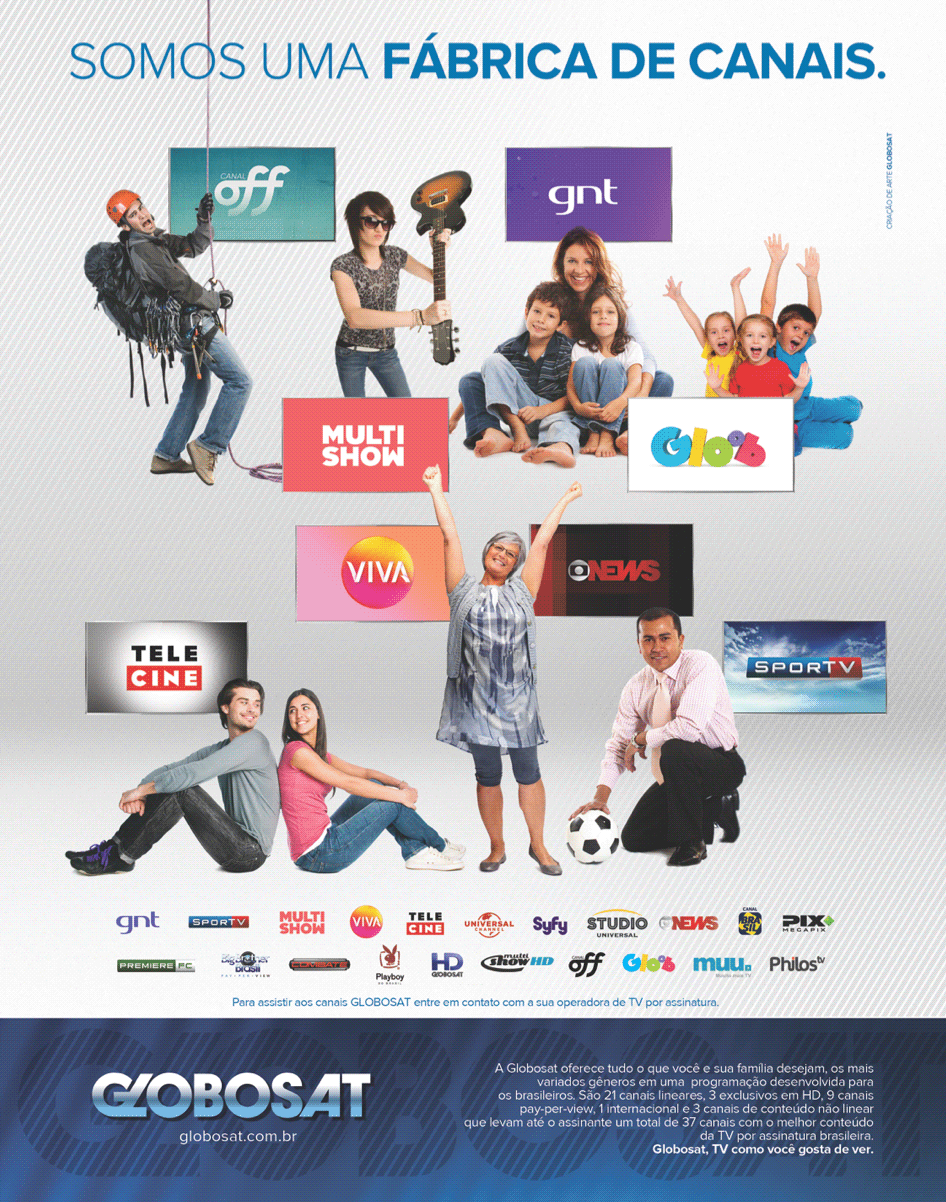 Canais  tv channel Pay TV  Broadcasting