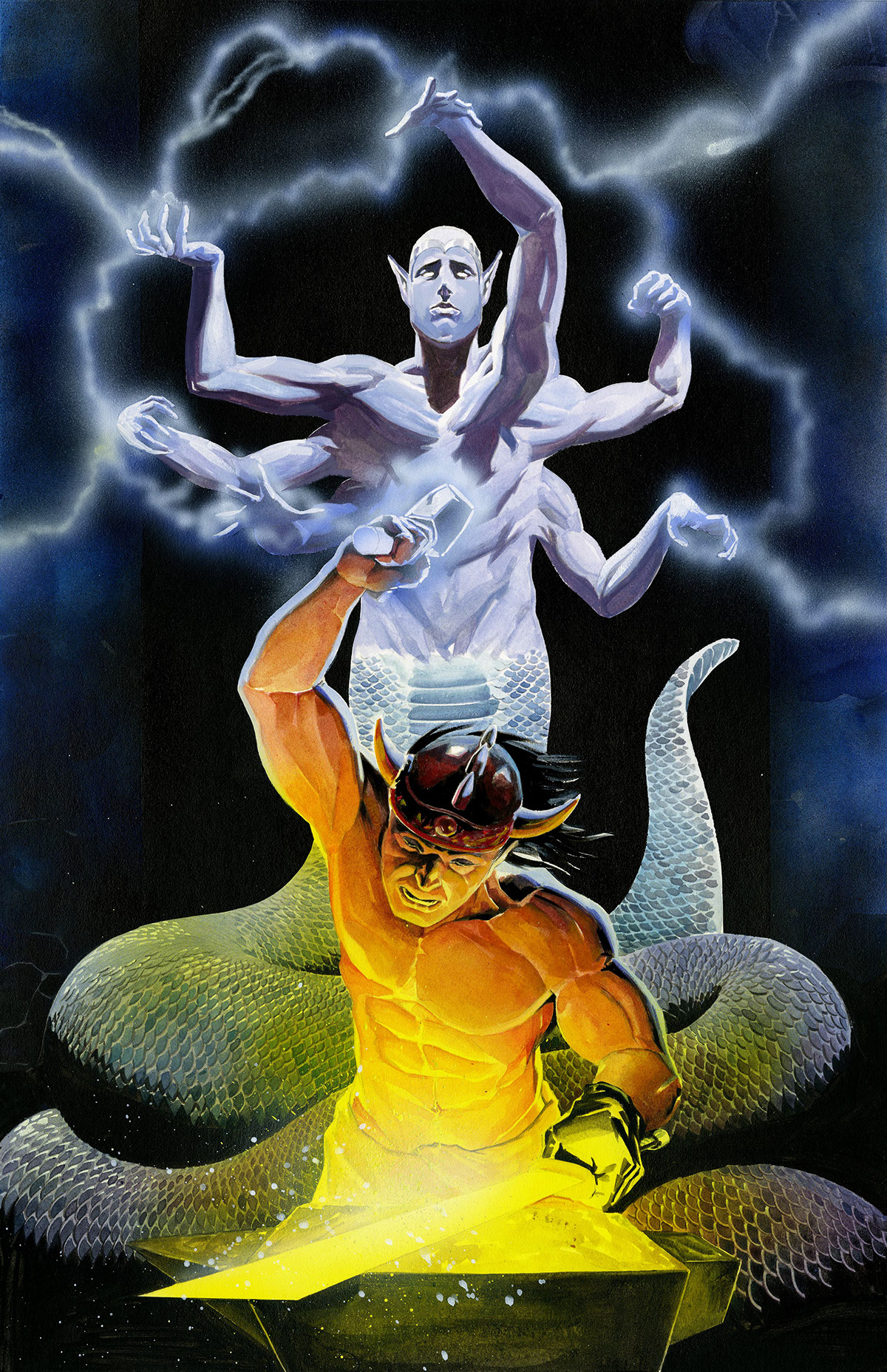 airbrush acrylic color commision artwork poster figure bookcover SCAD Sequantialart Sequantial