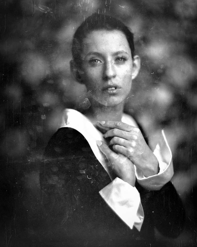 woman Black&white portrait color beauty