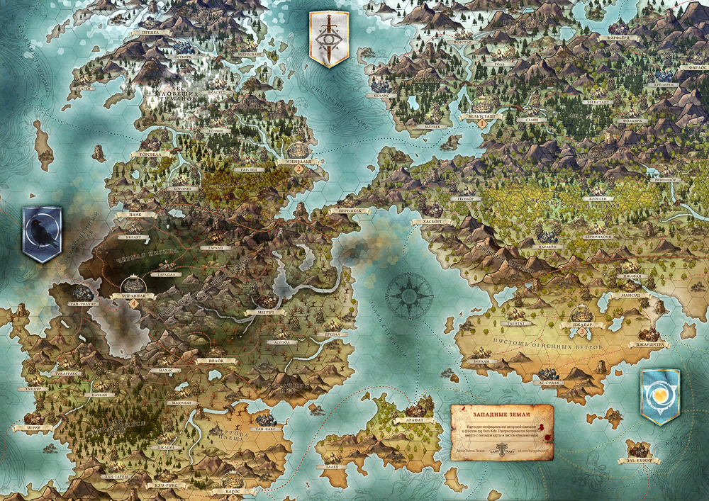 Fantasy RPG map
