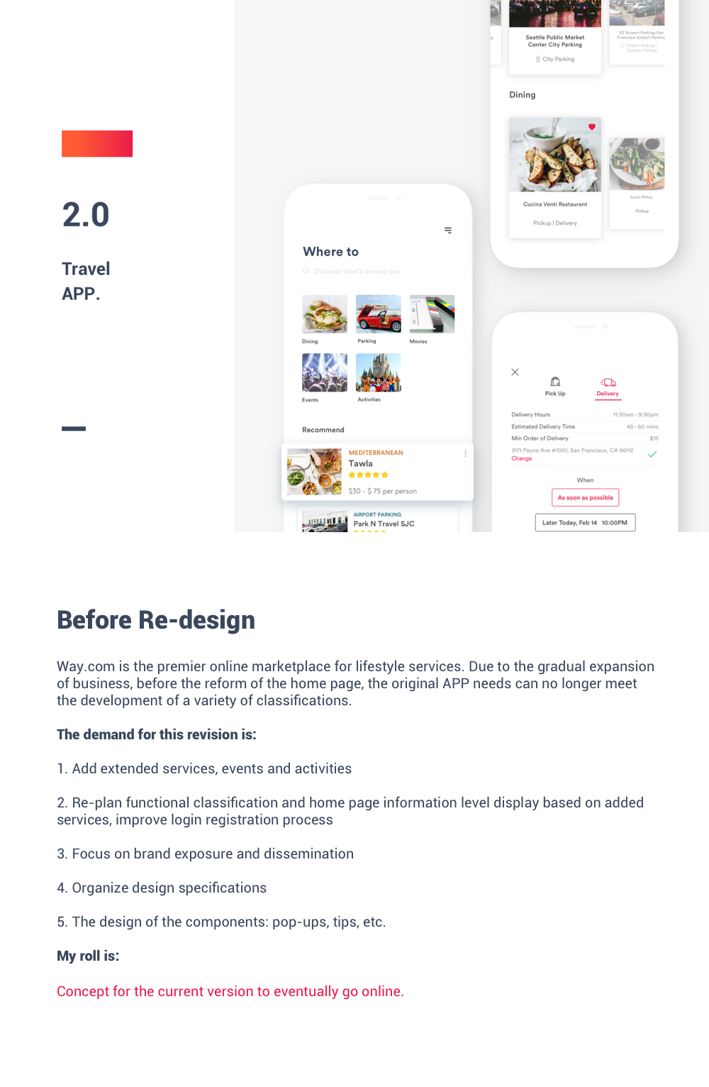 Travel App iteraction ios11 design lifestyle design