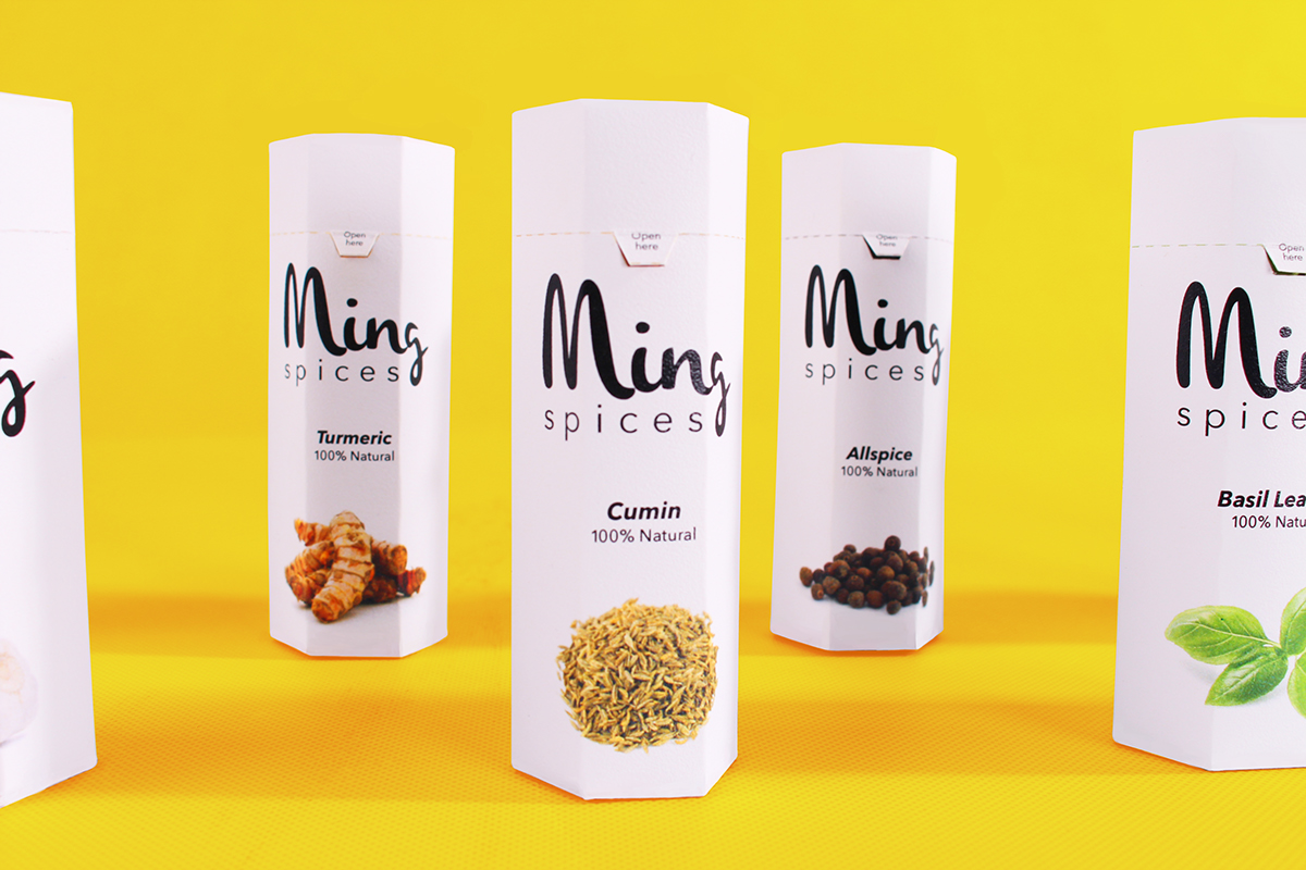 spices packaging design
