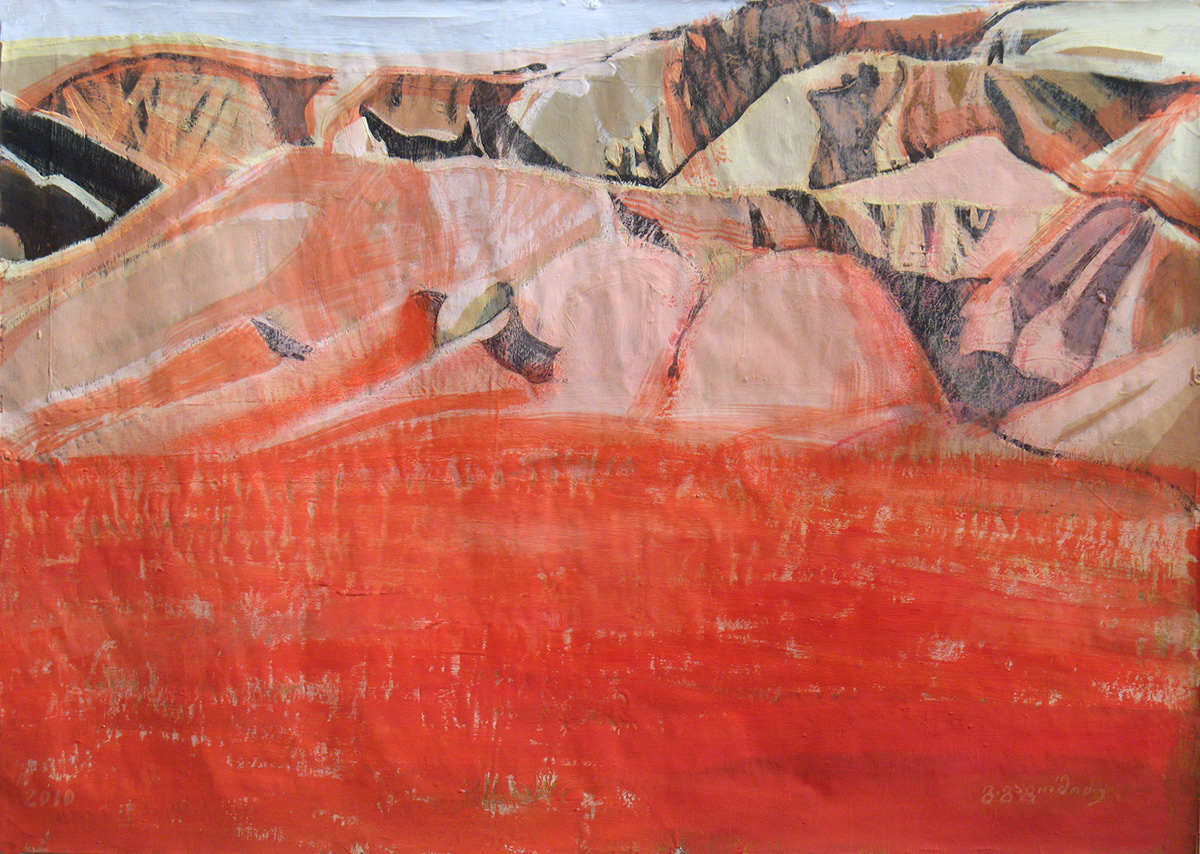 mixed media on paper 2010-2011 Landscape mountains