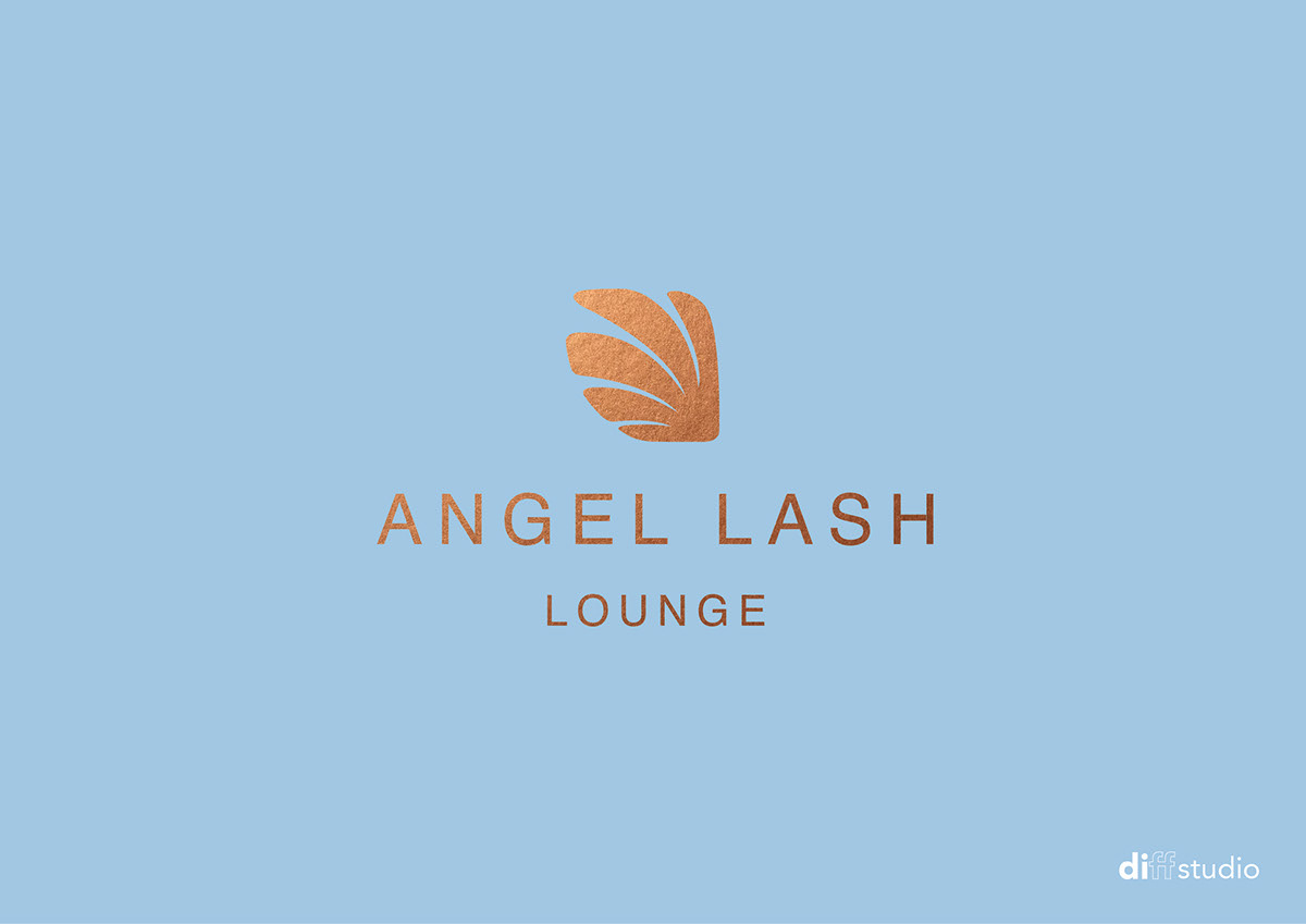 Angel Lash Lounge beauty branding Branding design Diff Studio Logo Design Visual Branding