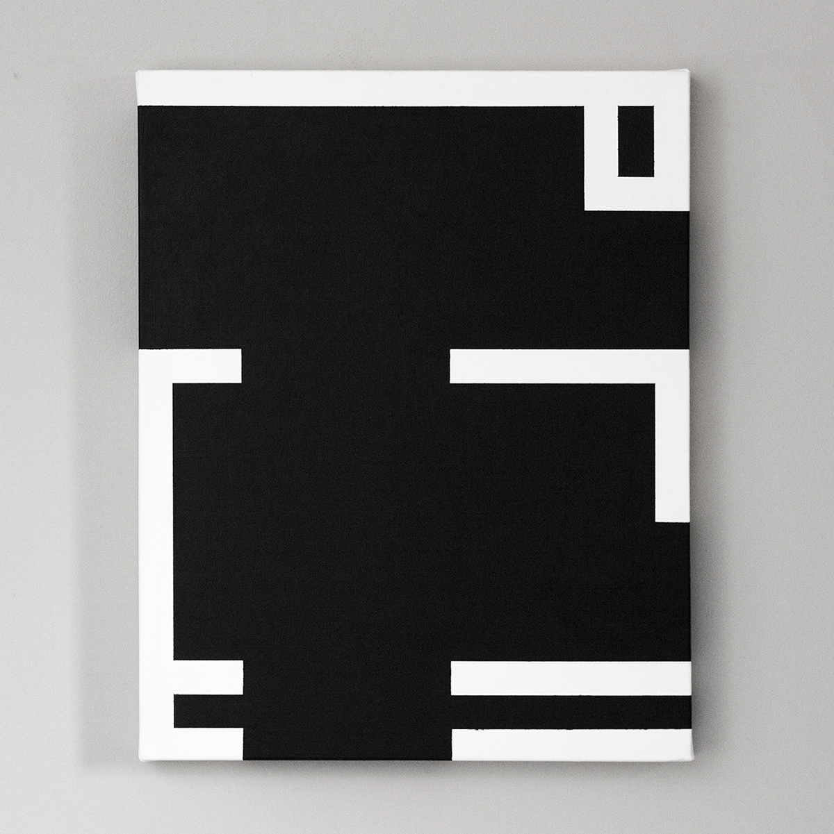 painting   canvas pixel bit black and white Fine Arts  linear hardedge Photography 