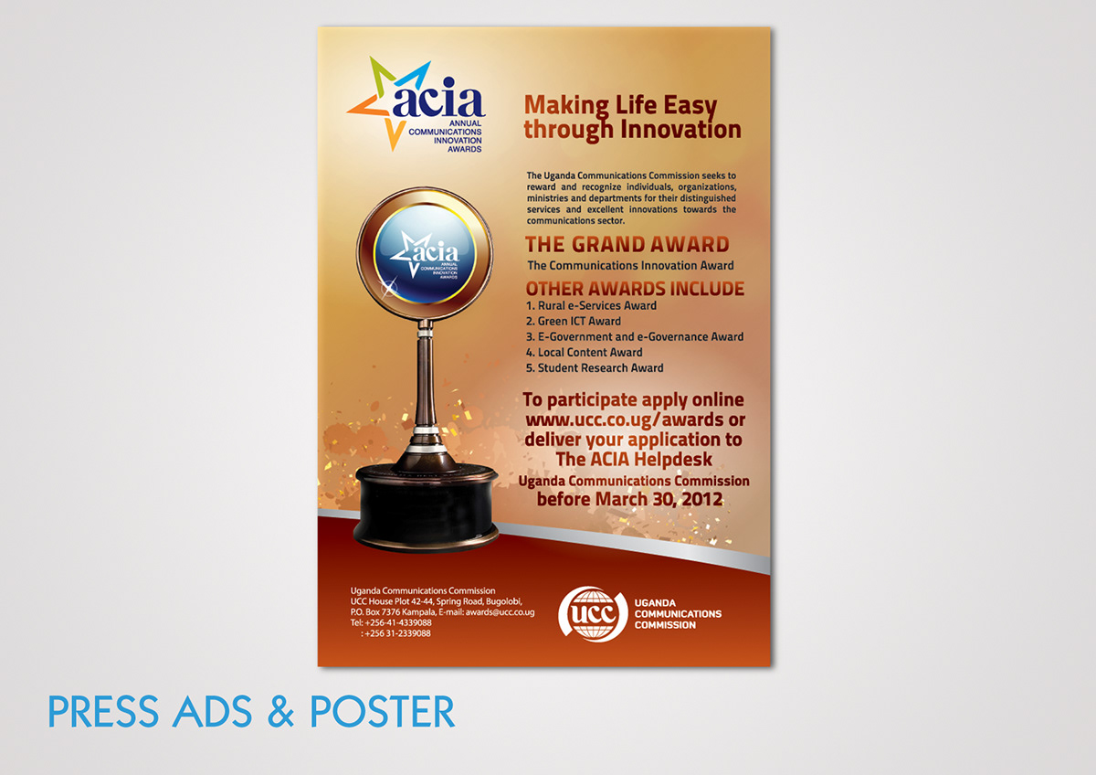 Awards  innovation  communication  commission  Uganda  events