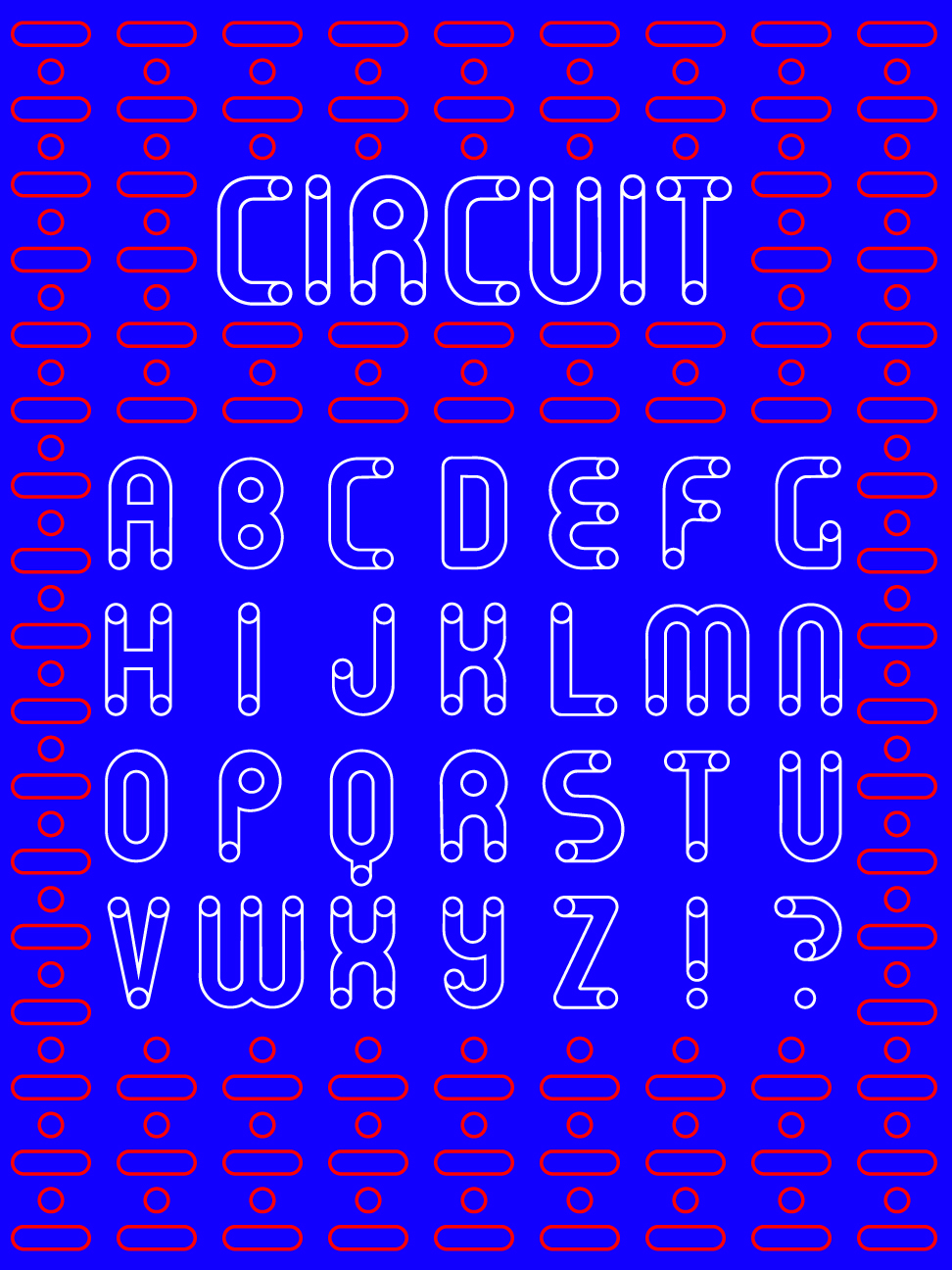 type typography   red blue type design