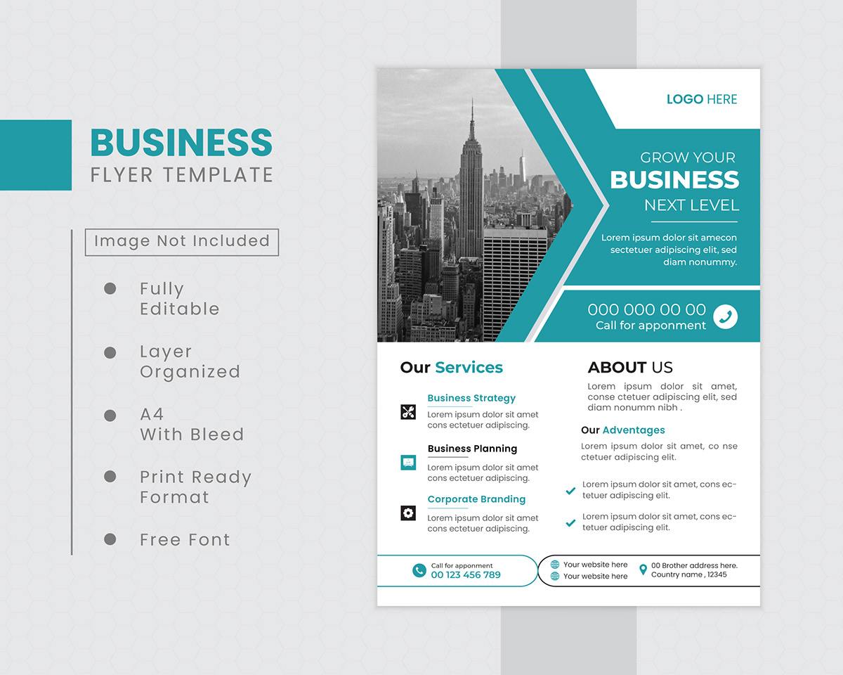 flyer business business flyer graphic design  designer adobe illustrator Social media post Graphic Designer marketing   Advertising 