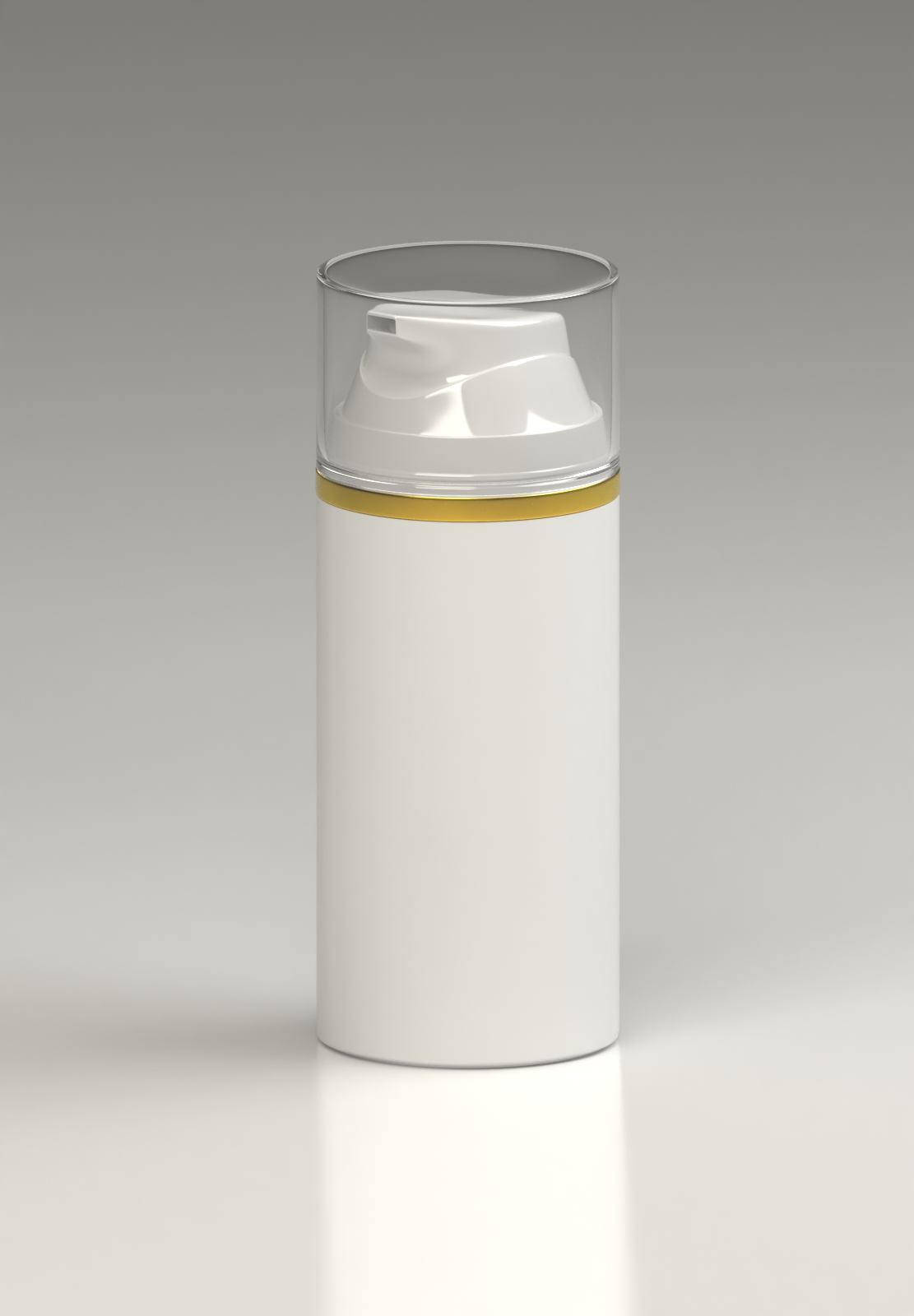 Render 3ds MAX Packaging airless plastic White studio modeling model