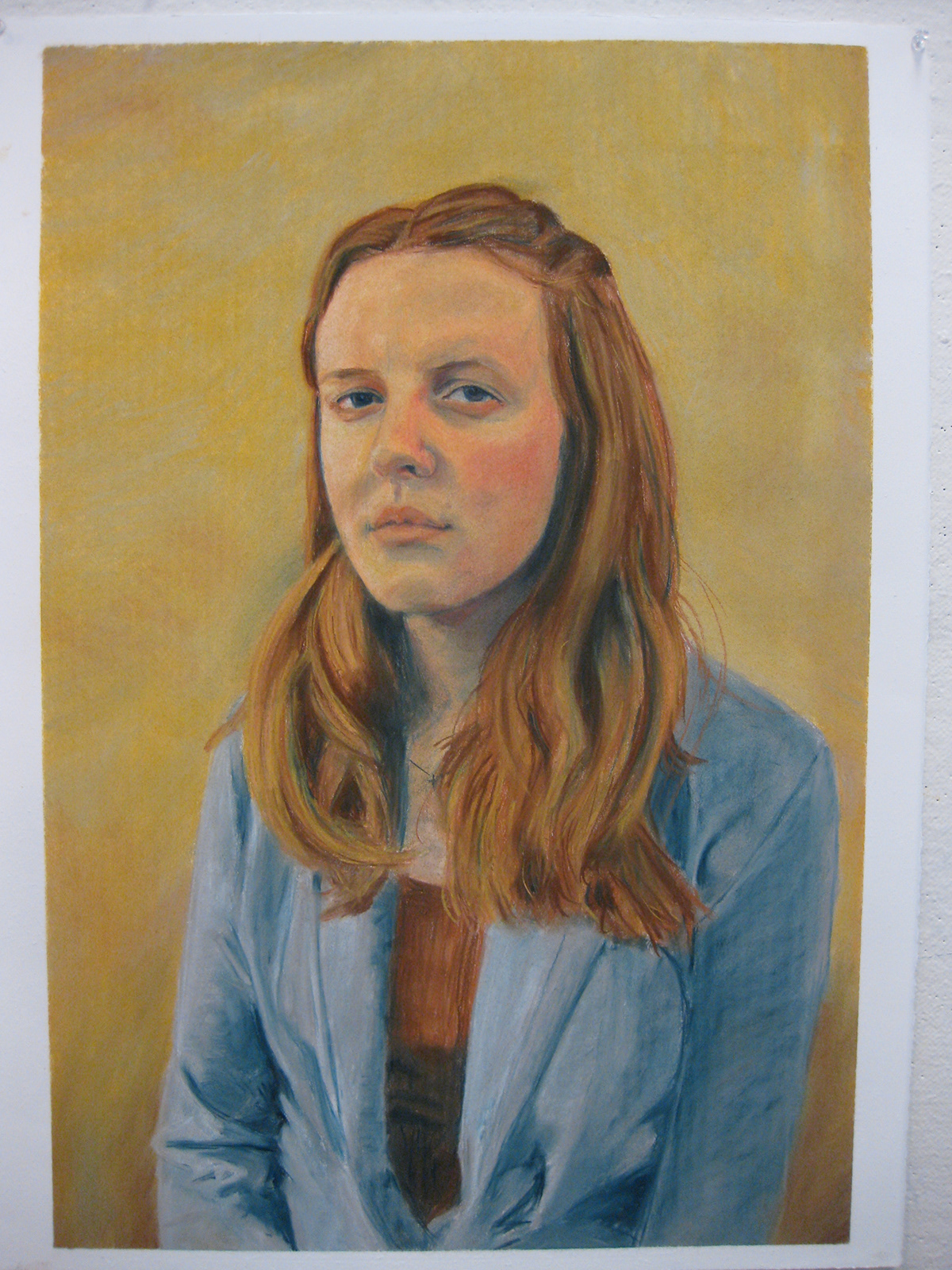 rembrandt Pastels self-portrait portrait