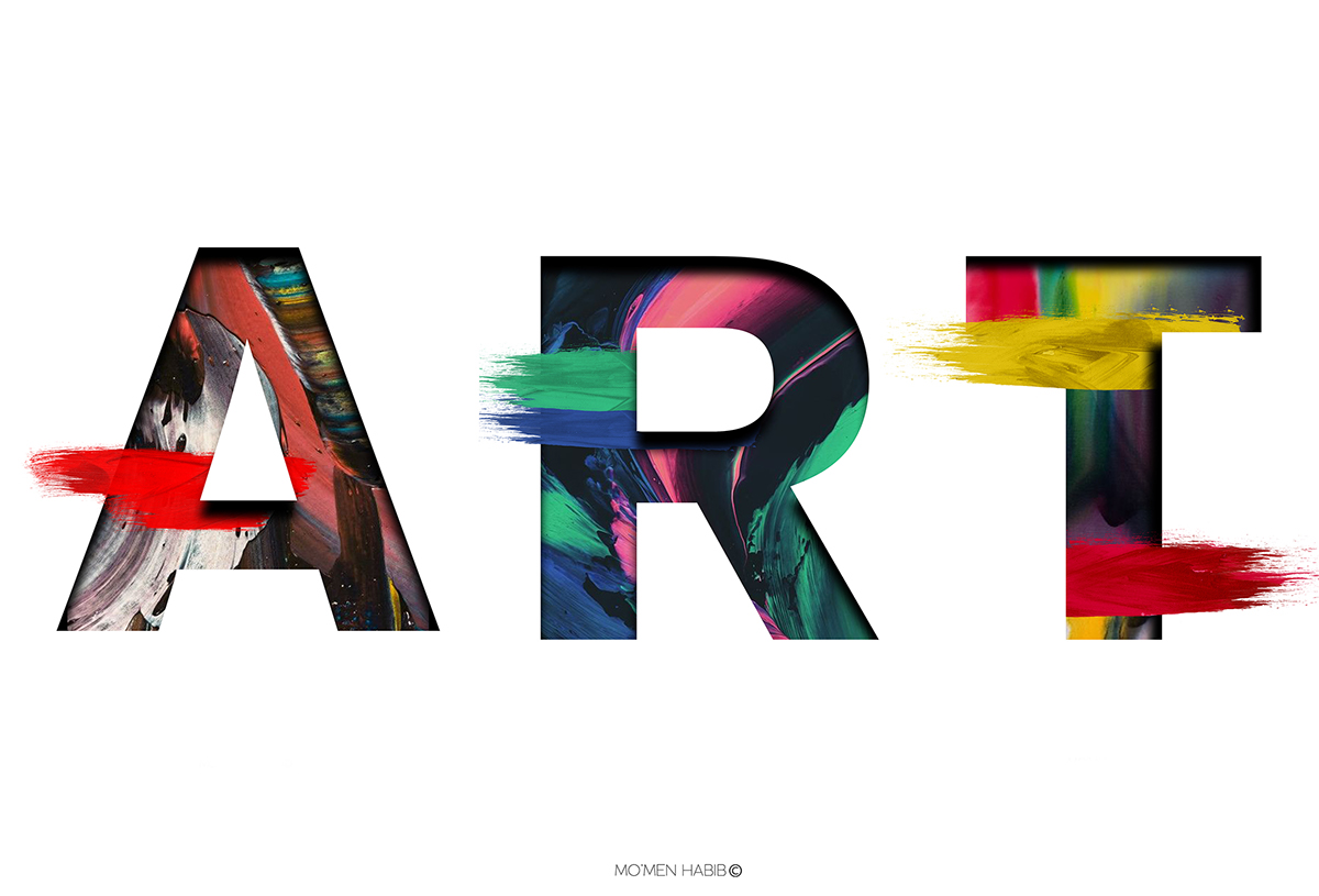 typography   Fine Arts  Abstract Art graphic design 