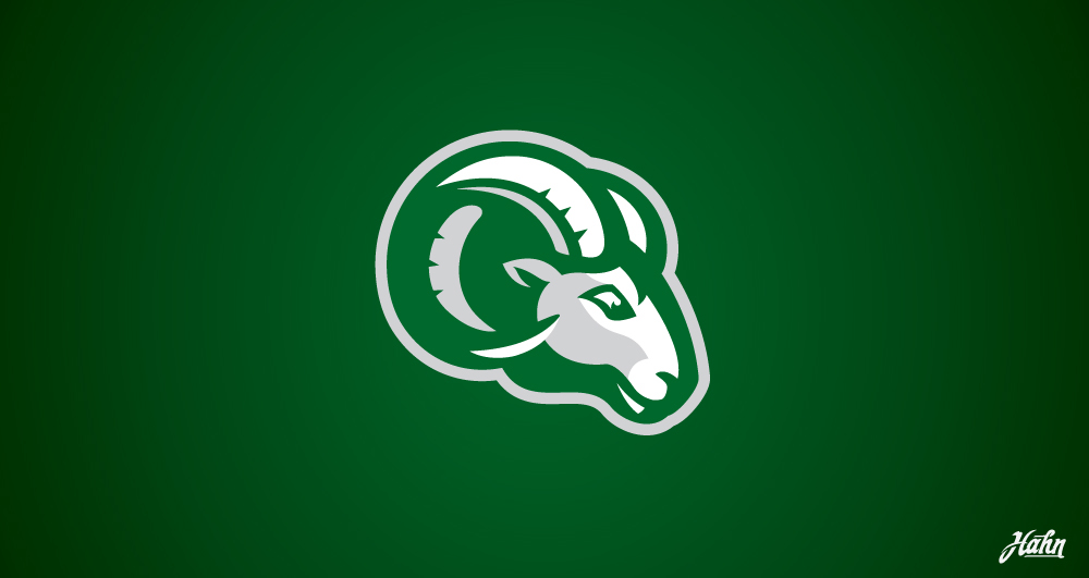 green hills rams logo sports branding  school Mascot agca