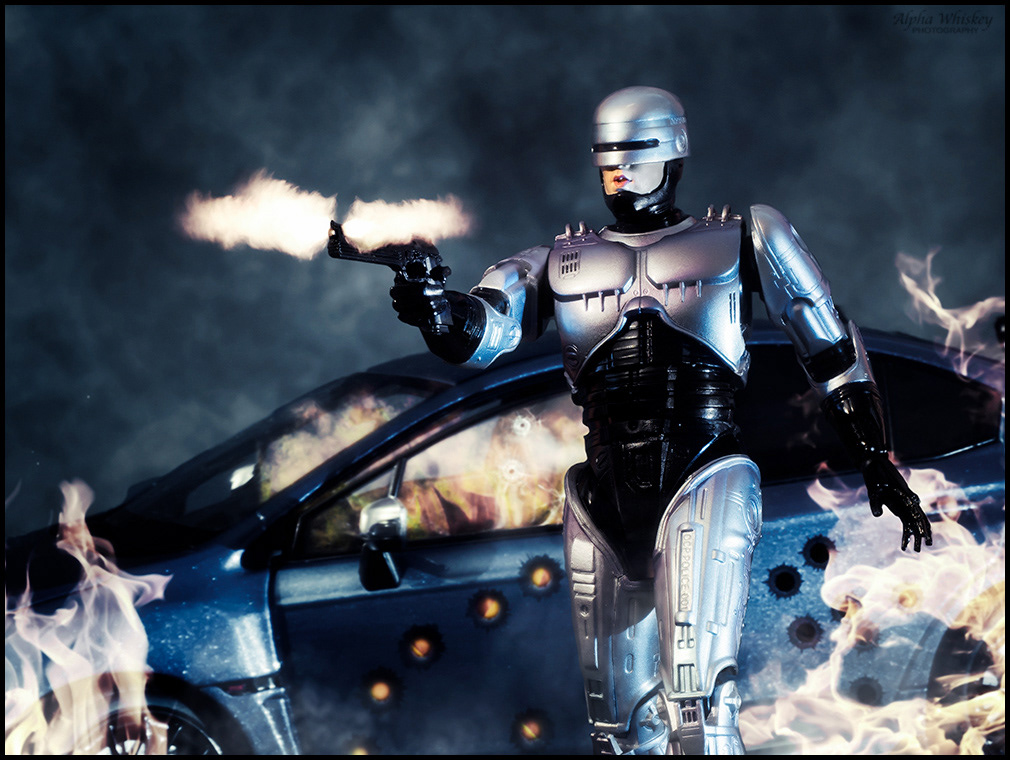 effects model Model Photography Movies photoshop retouching  robocop toy art toy design  toy photography