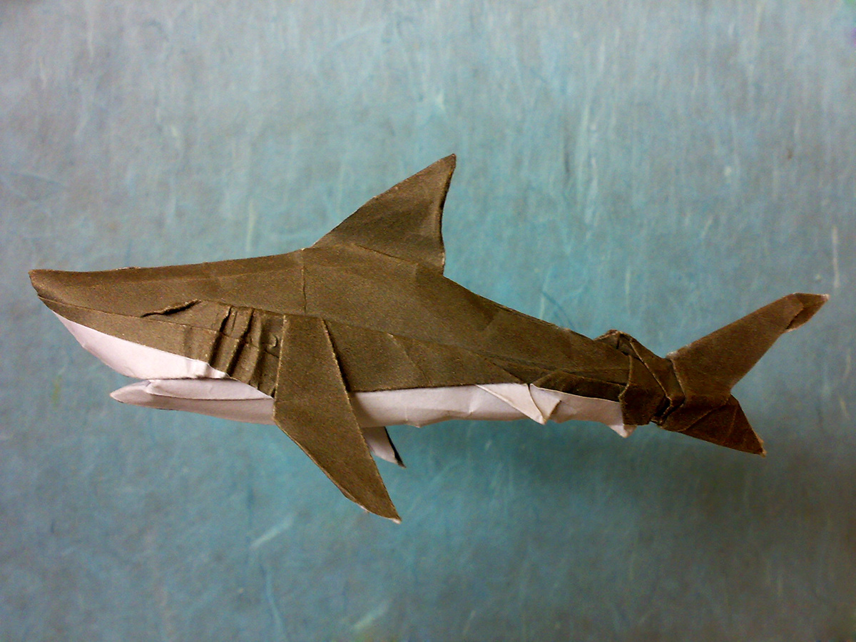origami  paper folding malaysia animal abstract shark