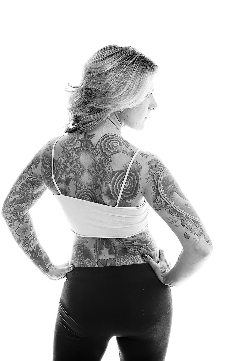 portraits photograph black and white tattoo ink BW Portraits tattoos