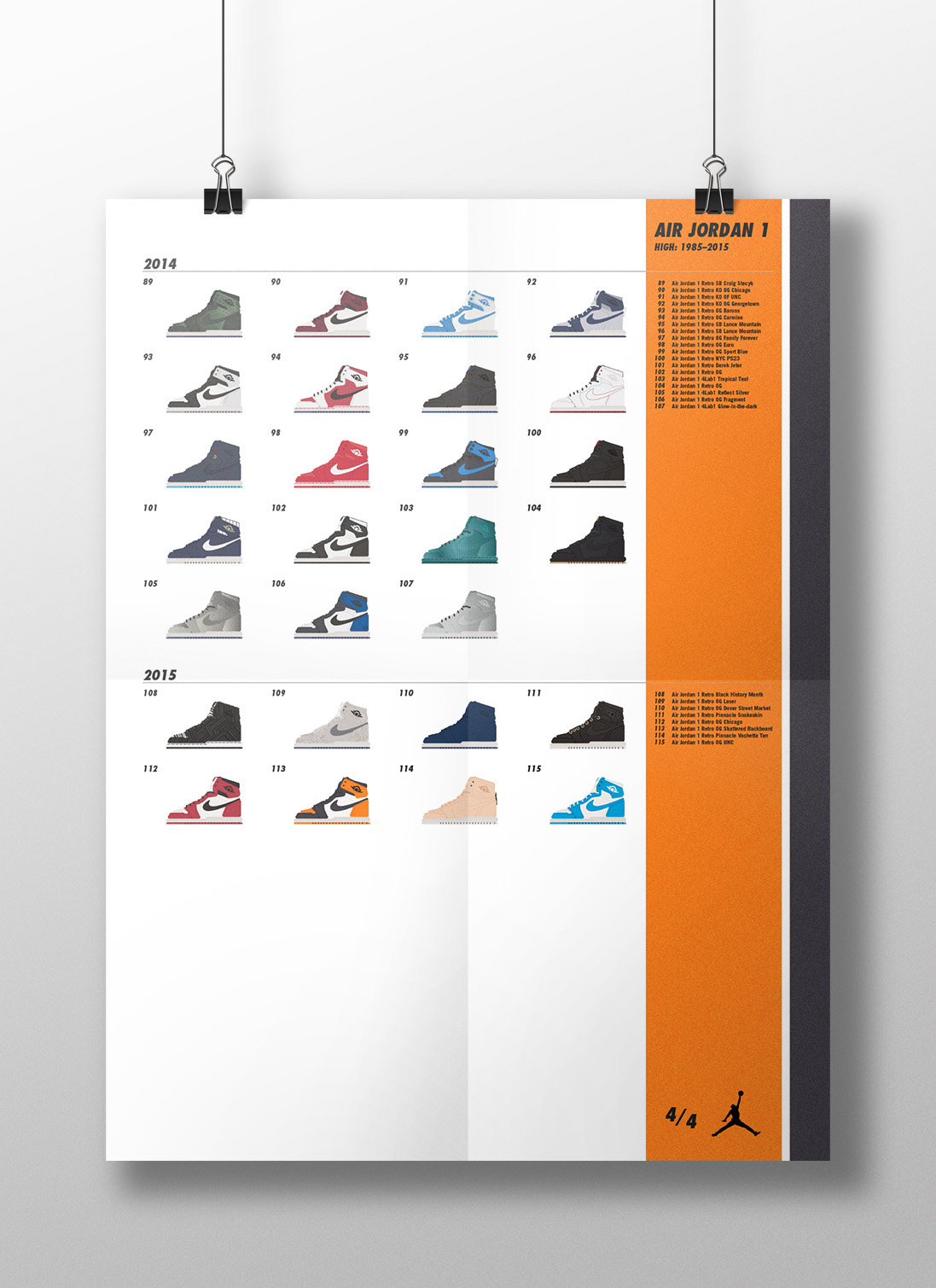 air jordan Nike sneaker shoe infographics poster print series jordan