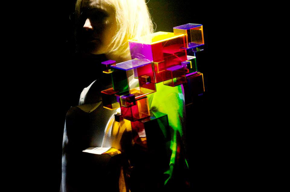 Jewellery Project csm first year acrylic color architectural neoprene shadow light reflection Momentum
