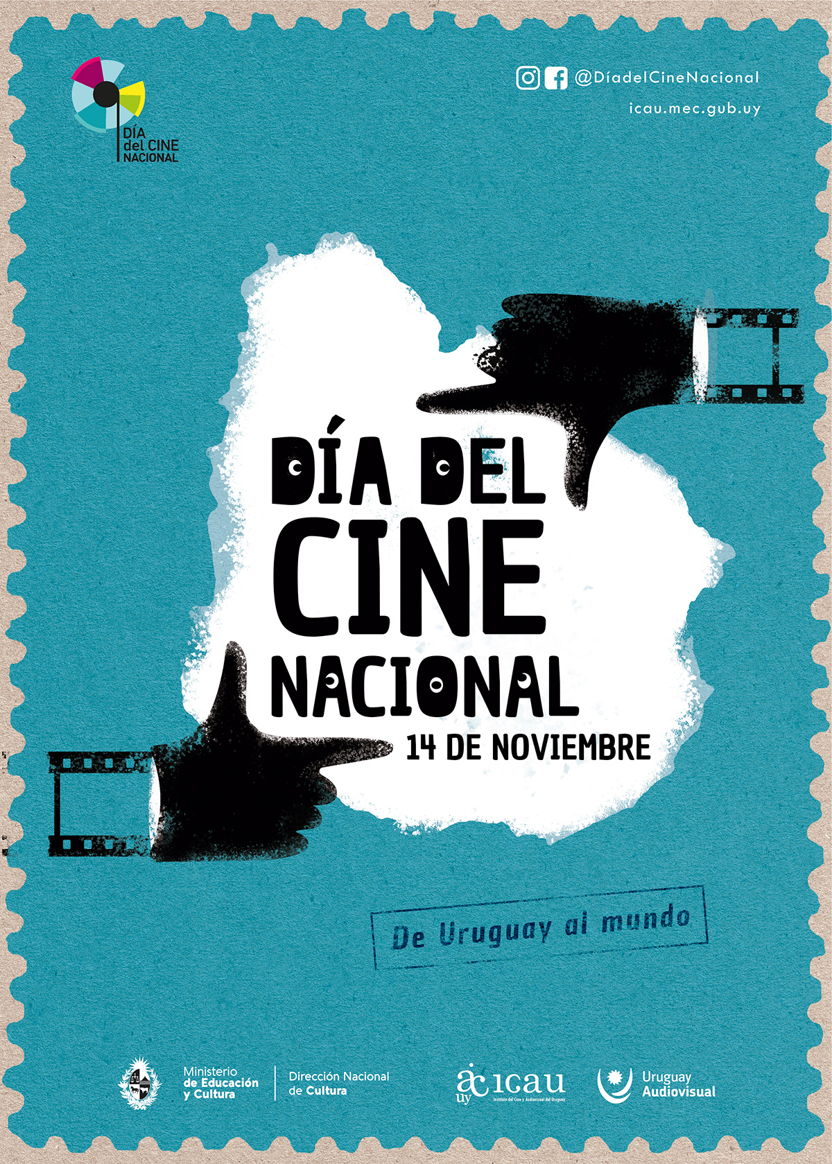 afiche Afiches Cinema festival poster ILLUSTRATION  movie poster poster poster art Poster Design uruguay
