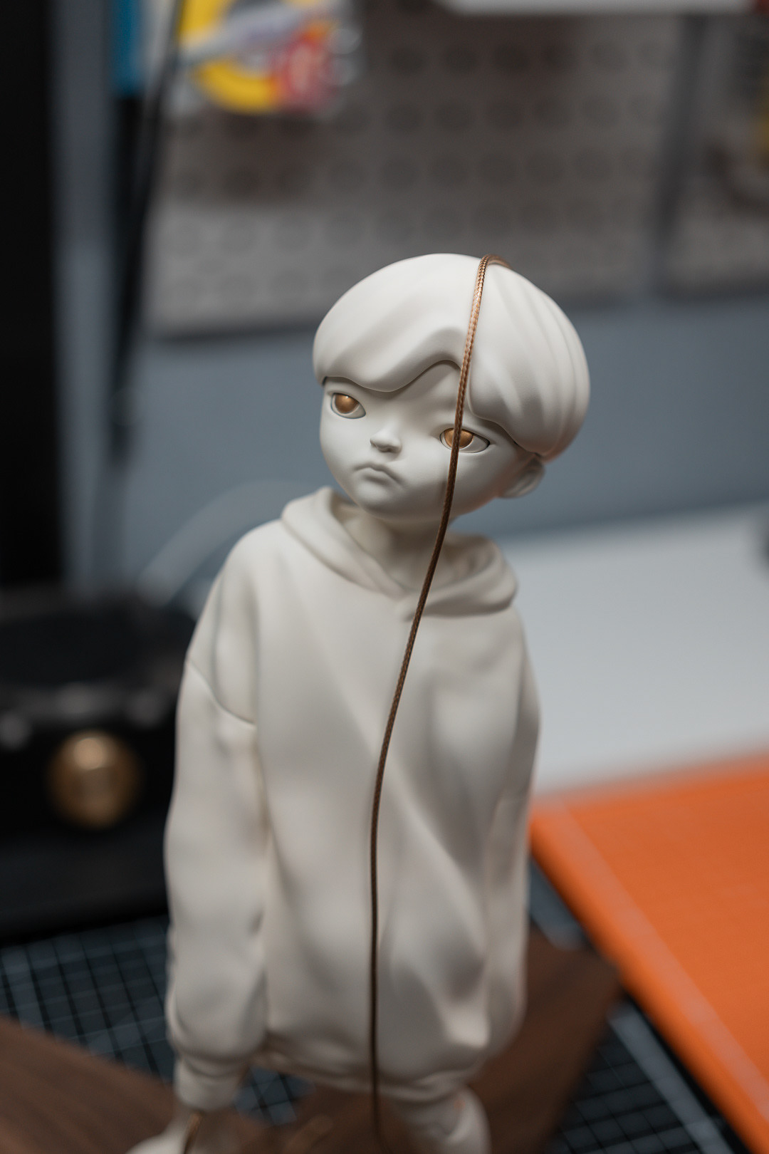 3D sculpture sculptor Character design  designer toy art toy contemporary art marionette handmade contemporary sculpture