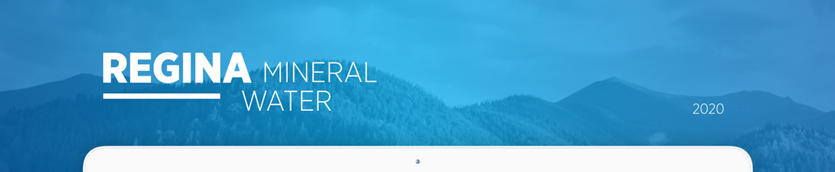 design mineral water UI/UX Website