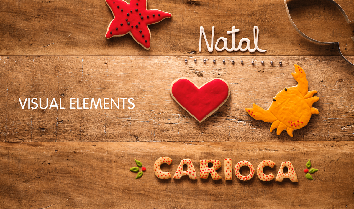 Christmas art direction  Rio de Janeiro Brazil carioca natal Gingerbread design advertisement xmas