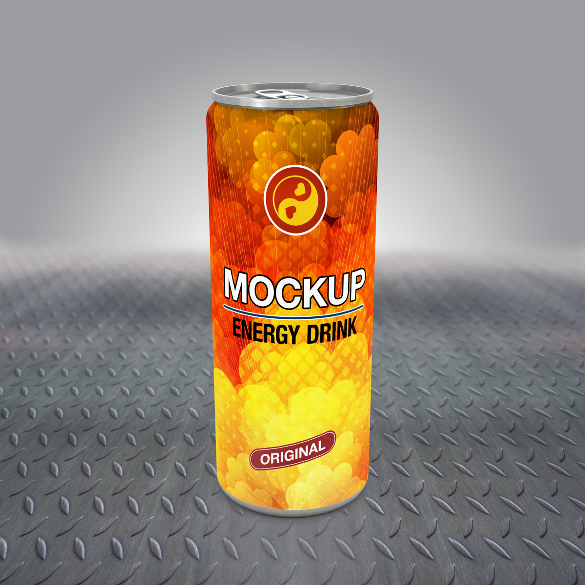 free mockup  Mockup mock-up energy drink branding 