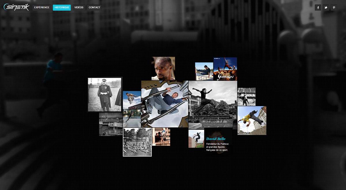 parkour sport action Sport extreme web documentaire interactif aventure free running Urban