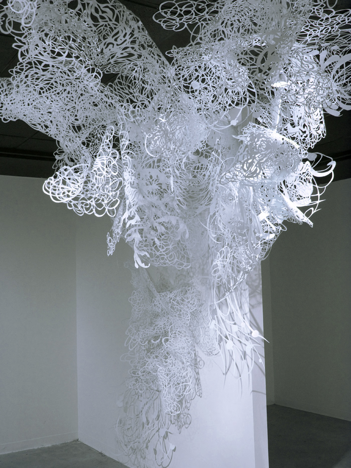 papercut papier découpé blanc details Patience minutie incroyable incredible White delicate dentelle lace 3D