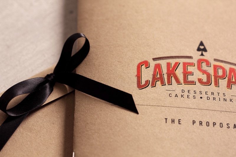 Proposal F&B dessert Food  cake shop pastry logo Packaging