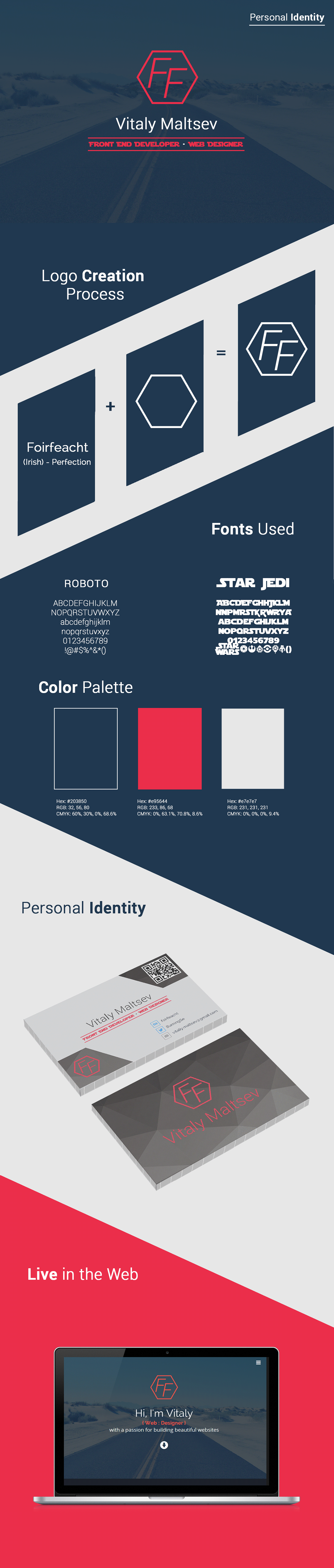 identity business card logo presentation