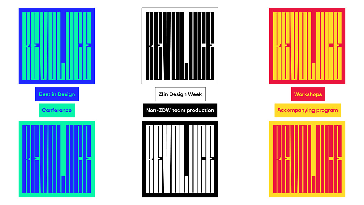 zlin zlin design week design week festival identity visual identity adobeawards