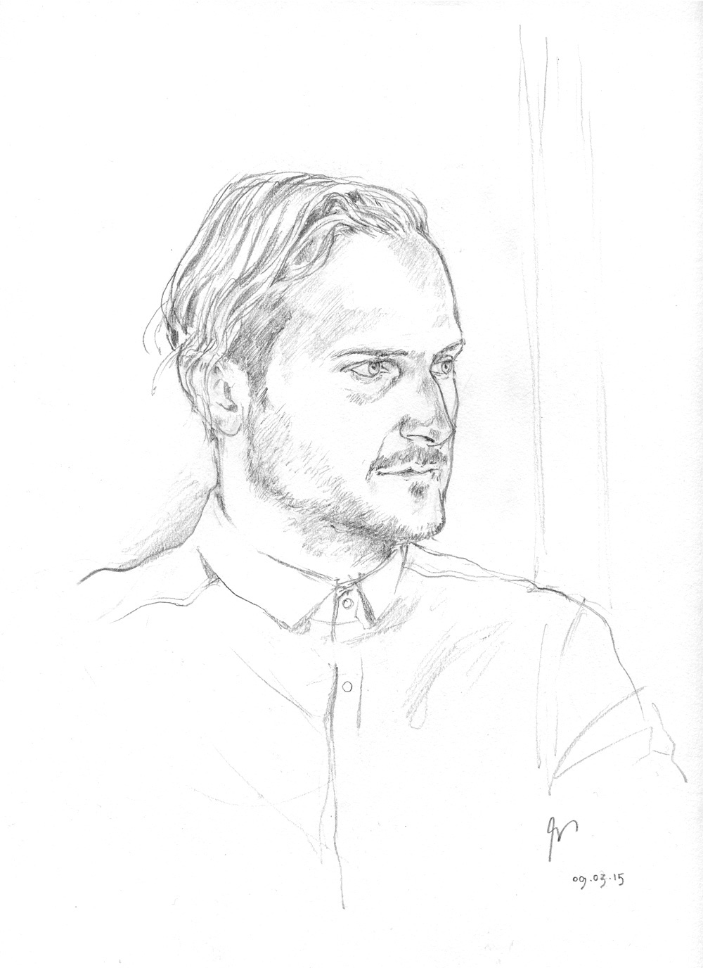 Adobe Portfolio portrait Portraiture penicl graphite