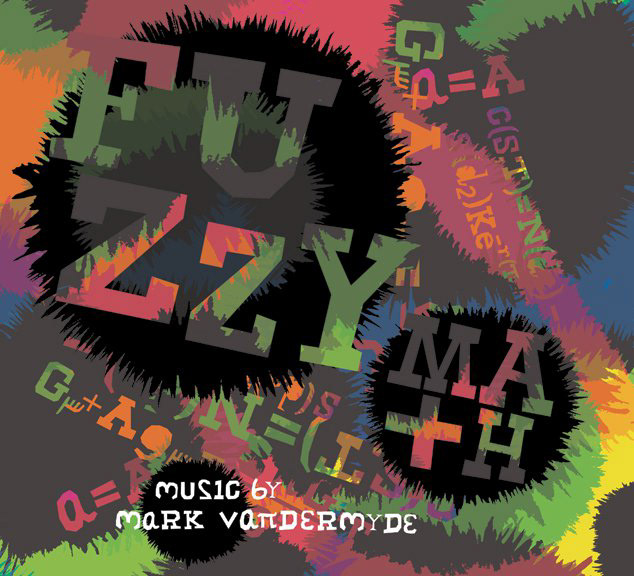 Fuzzy Math jazz cd cover design type