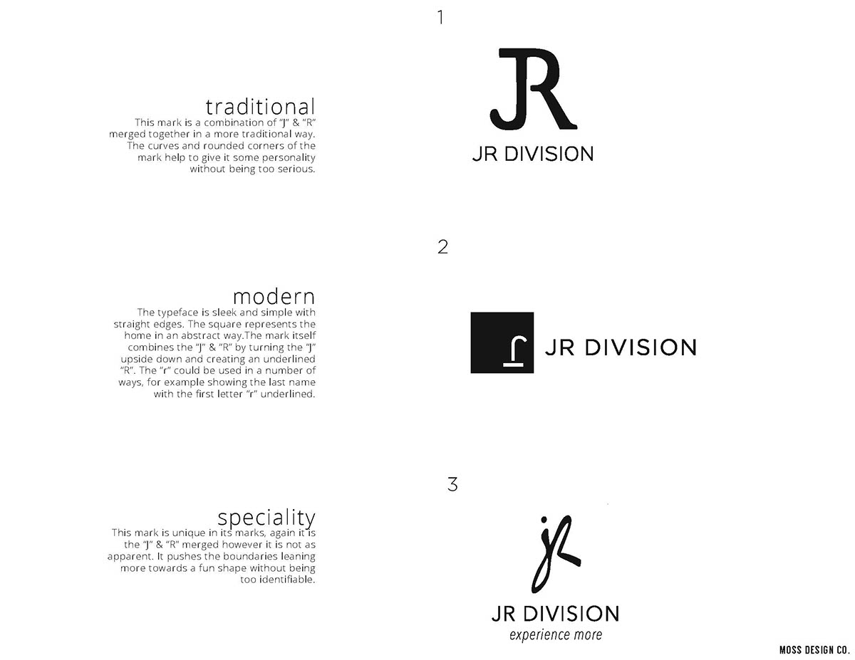 real estate logo type identity