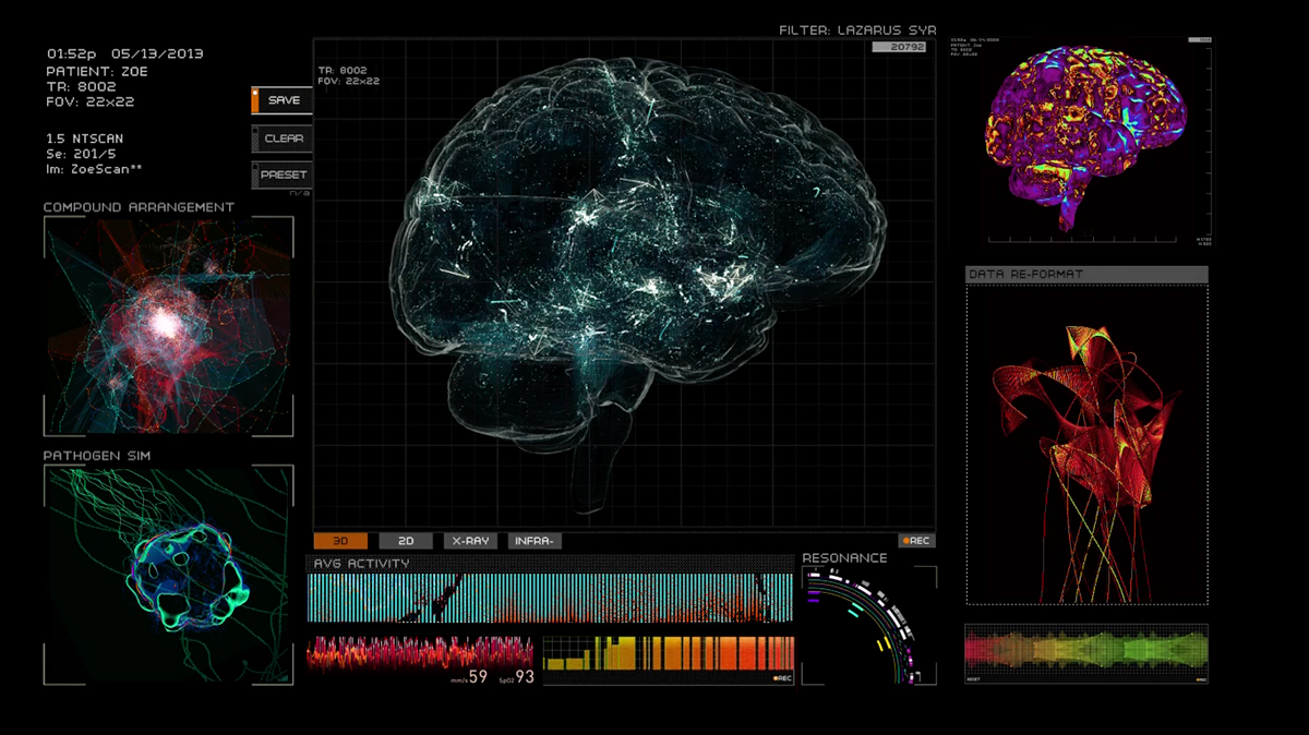 The Lazarus Effect screen graphics x-particles