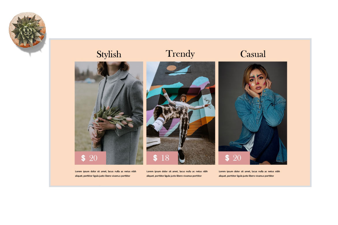 banner Fashionable Style instagram Keynote post Powerpoint Promotion social media square template