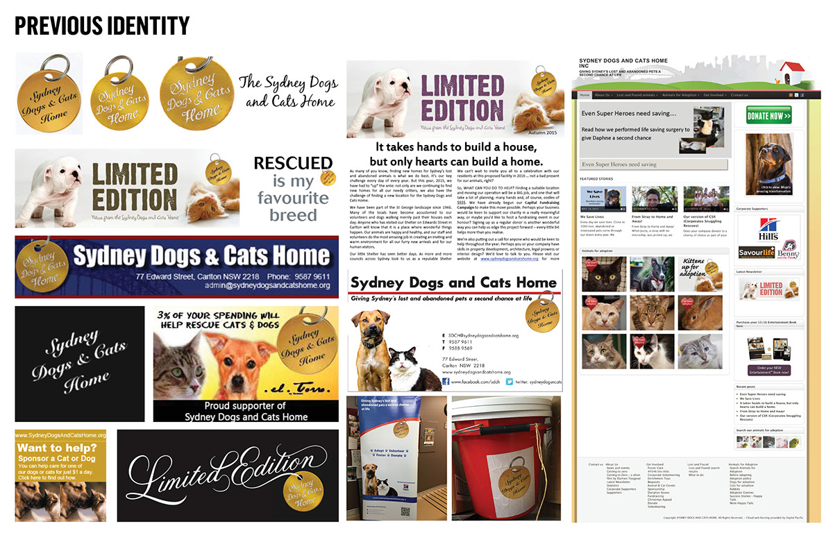 Australia shelter dogs cats care adopt identity Generator logos data-driven animal ForthePeople sdch dog